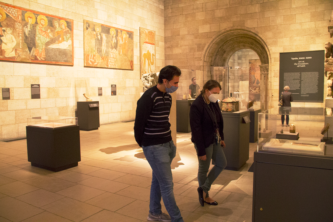 Oviedo Lab Members at The Cloisters